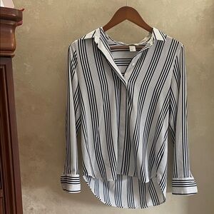 H&M Striped Button Down Shirt
